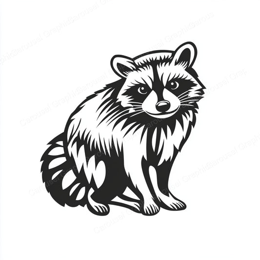 Raccoon Vector Graphic preview