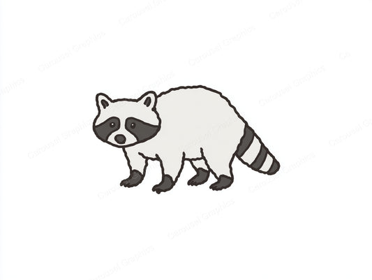 Raccoon Vector Graphic preview