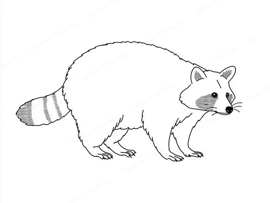 Raccoon Vector Graphic preview