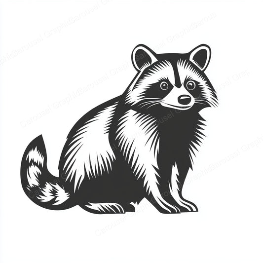 Raccoon Vector Graphic preview