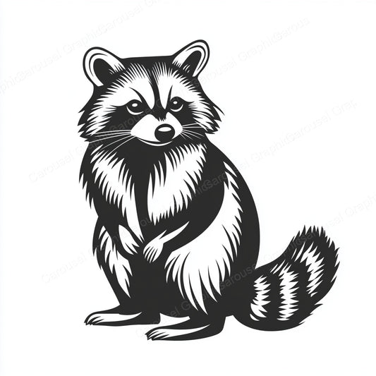 Raccoon Vector Graphic preview