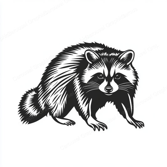 Raccoon Vector Graphic preview