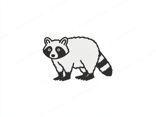 Raccoon Vector Graphic preview