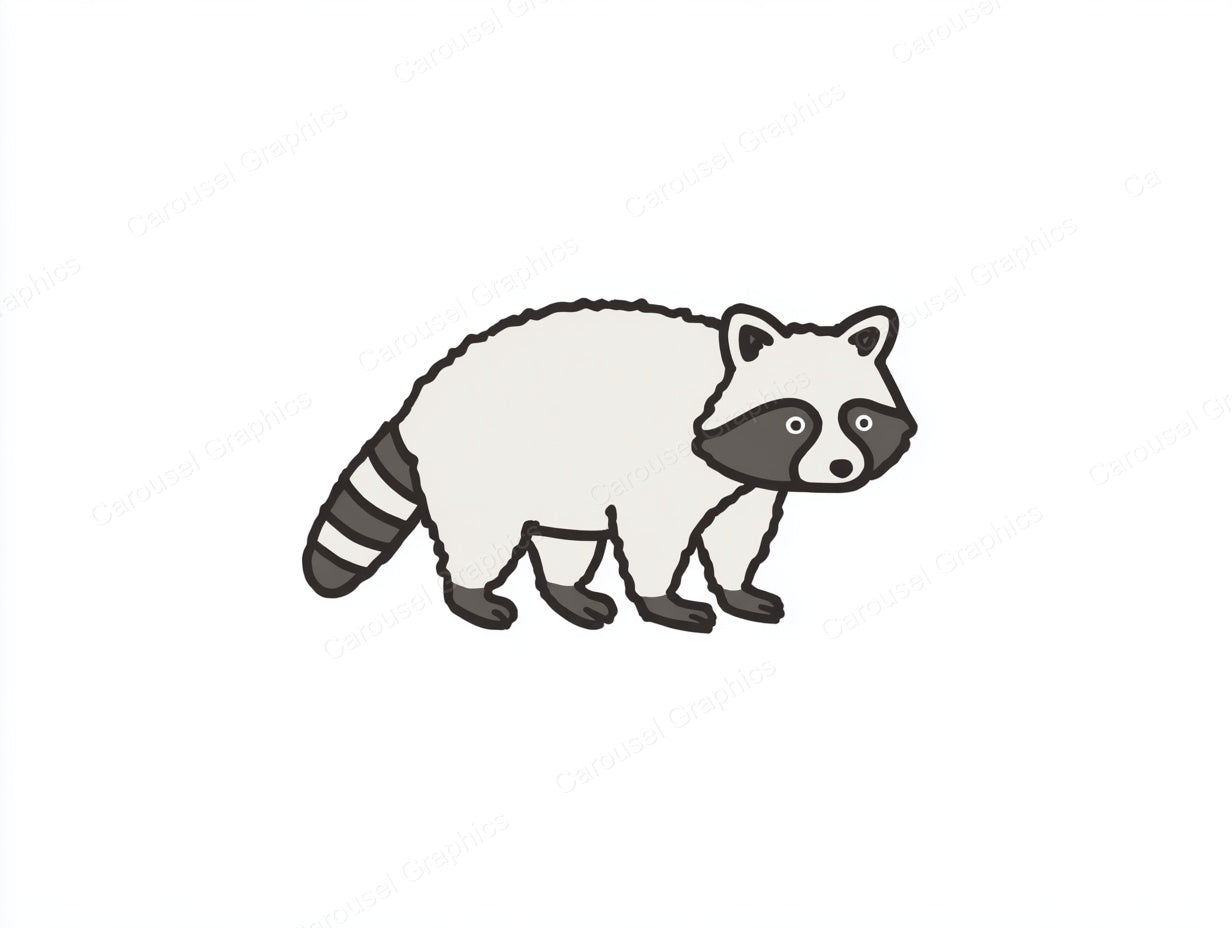 Raccoon Vector Graphic preview