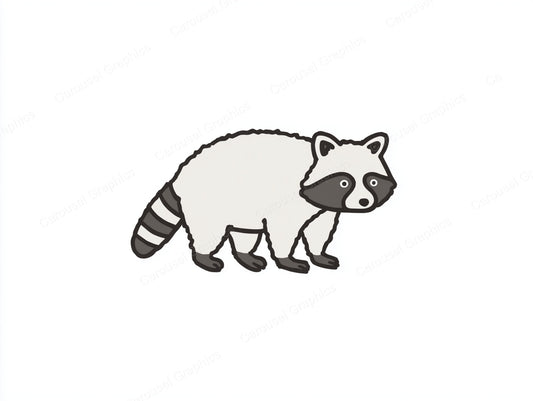 Raccoon Vector Graphic preview