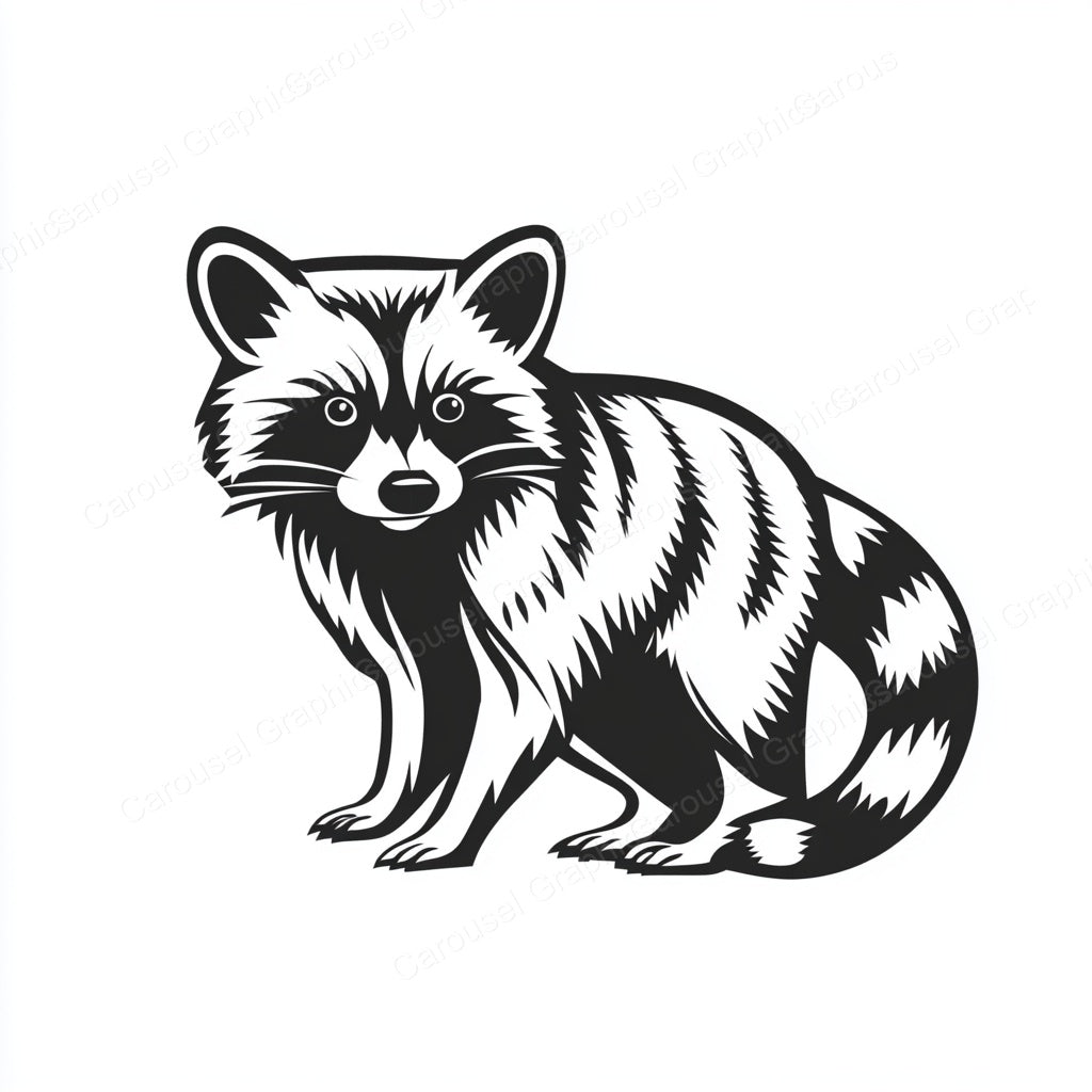 Raccoon Vector Graphic preview