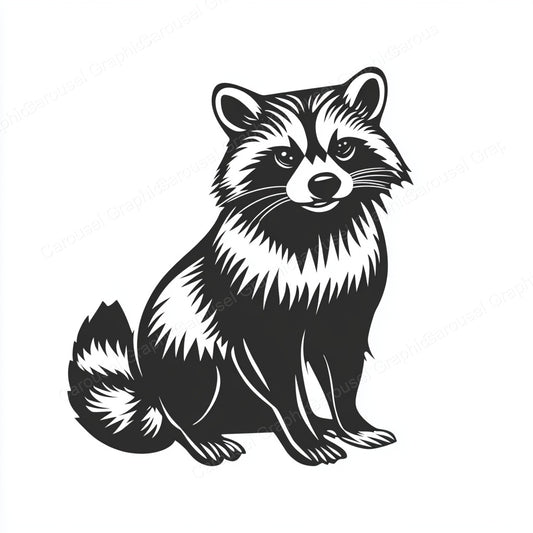 Raccoon Vector Graphic preview