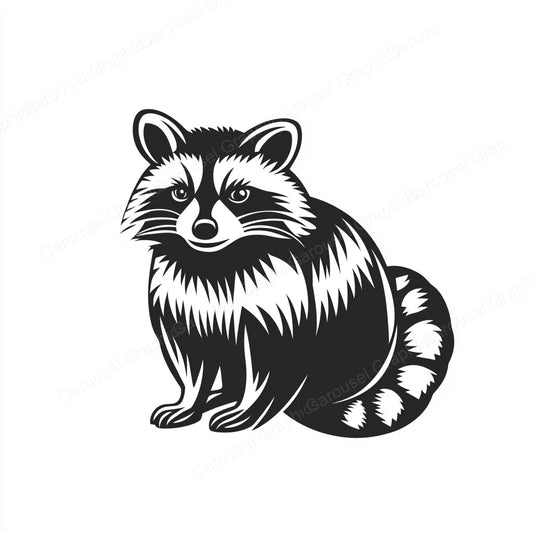 Raccoon Vector Graphic preview