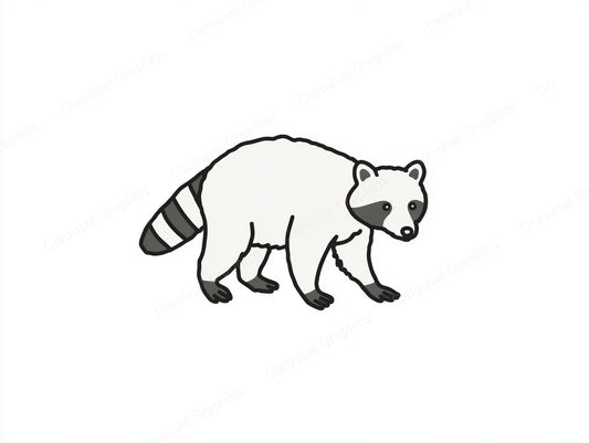 Raccoon Vector Graphic preview