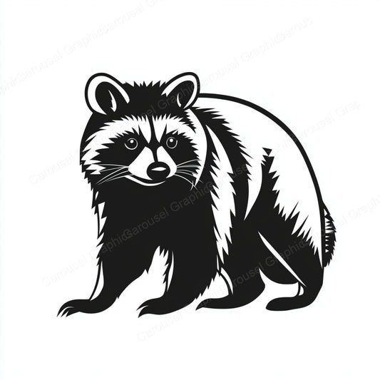 Raccoon Vector Graphic preview
