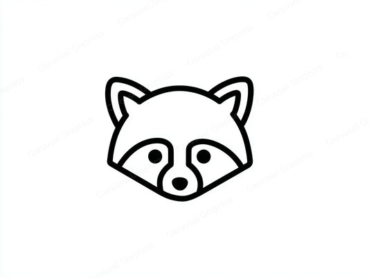 Raccoon Vector Graphic preview