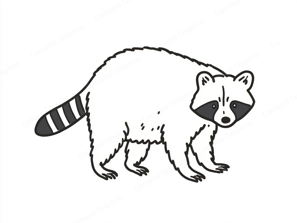 Raccoon Vector Graphic preview