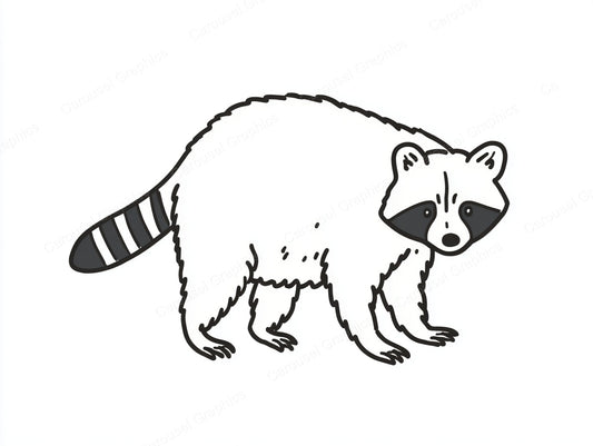 Raccoon Vector Graphic preview