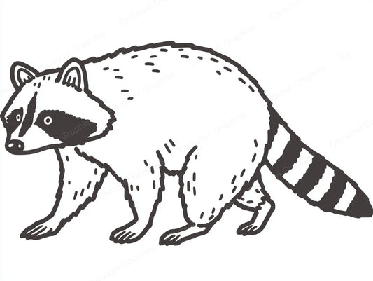 Raccoon Vector Graphic preview