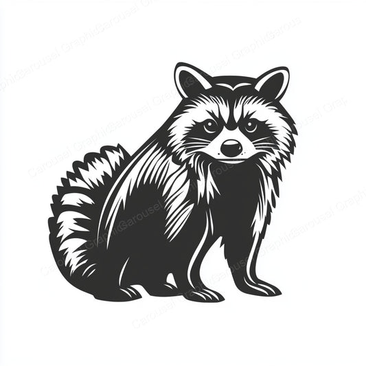Raccoon Vector Graphic preview