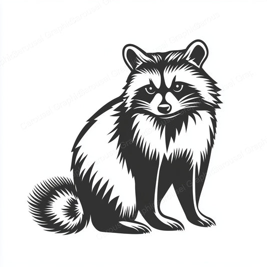 Raccoon Vector Graphic preview