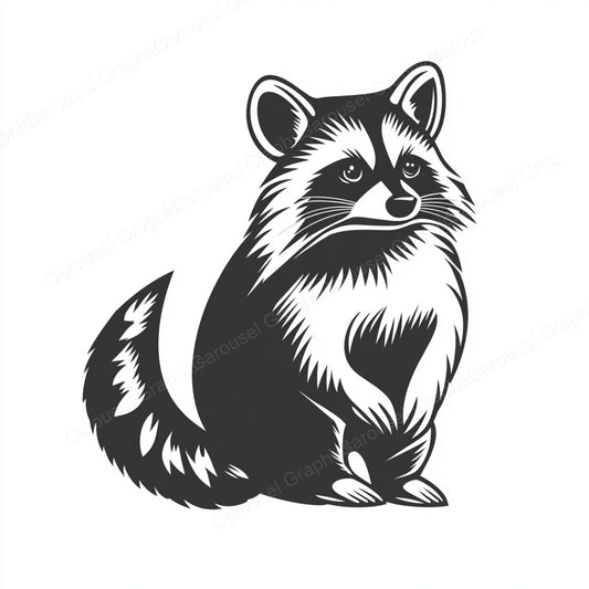 Raccoon Vector Graphic preview