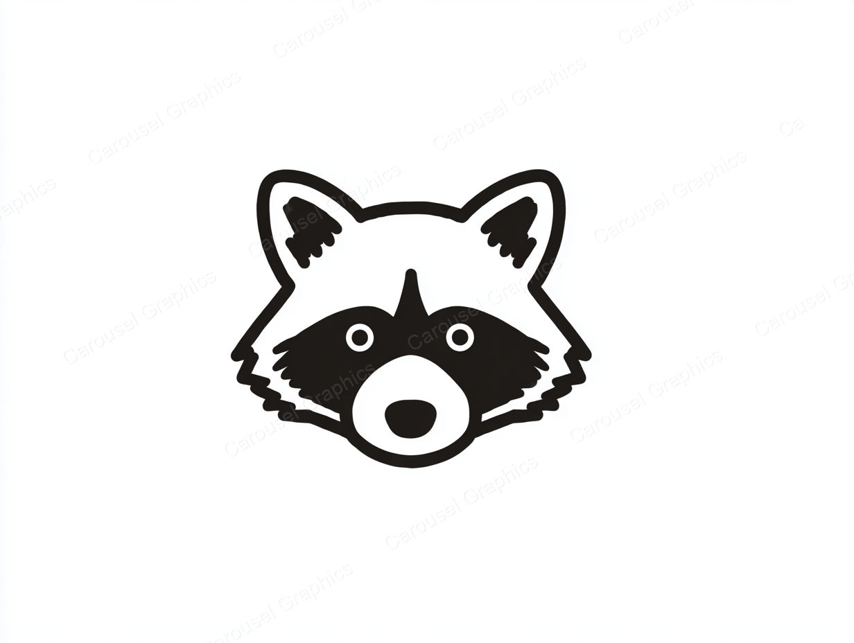 Raccoon Vector Graphic preview