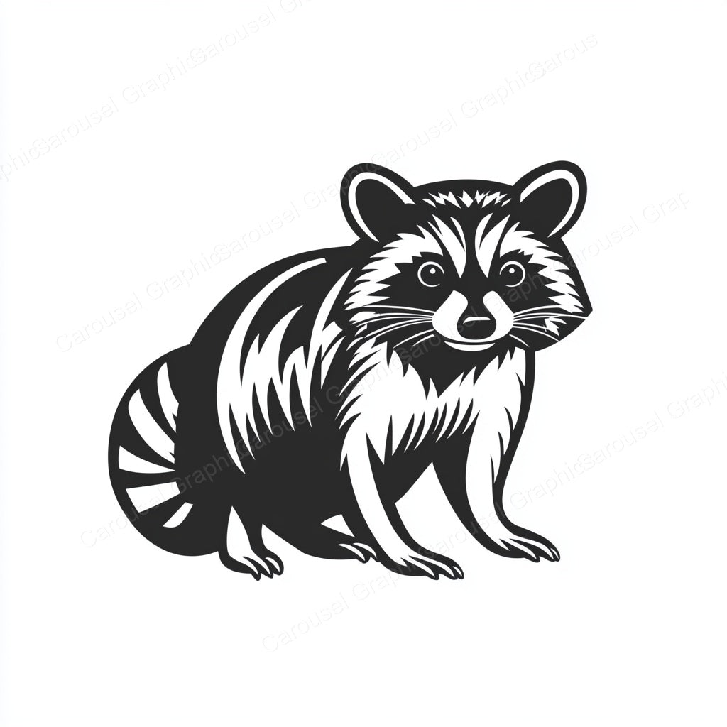 Raccoon Vector Graphic preview