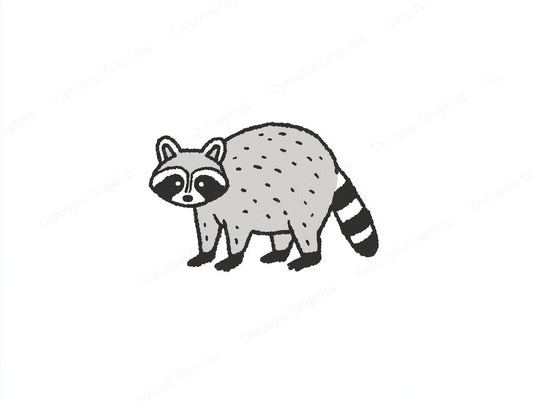 Raccoon Vector Graphic preview