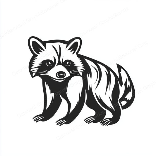 Raccoon Vector Graphic preview