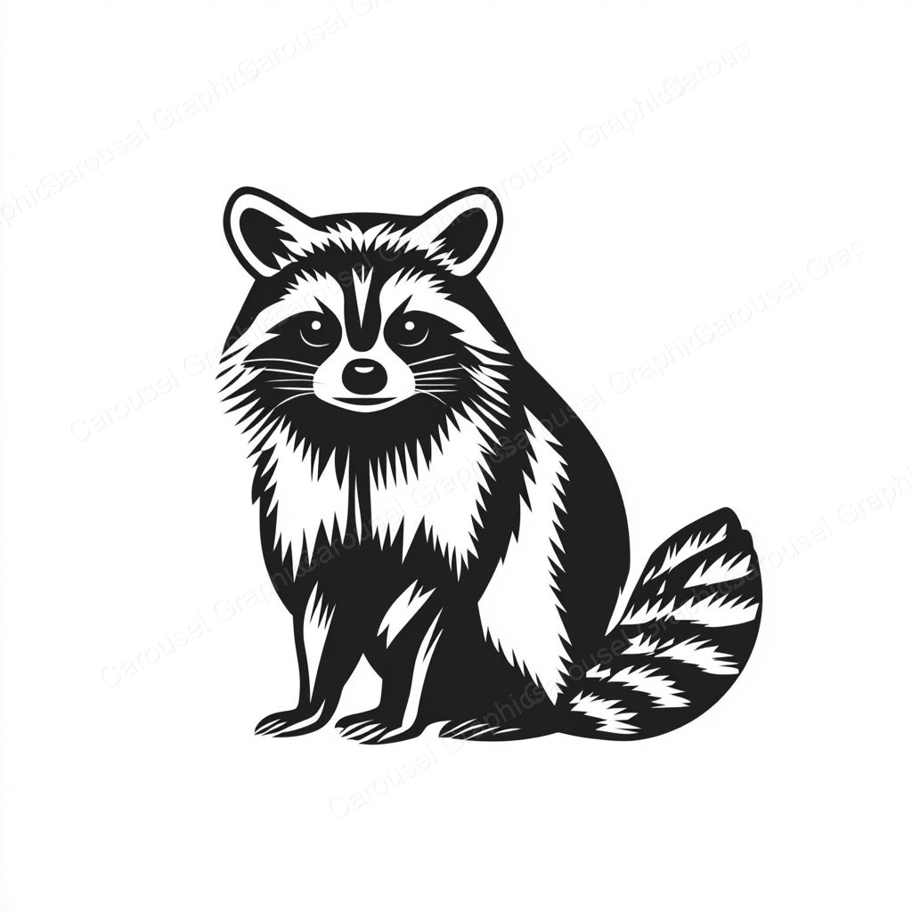 Raccoon Vector Graphic preview