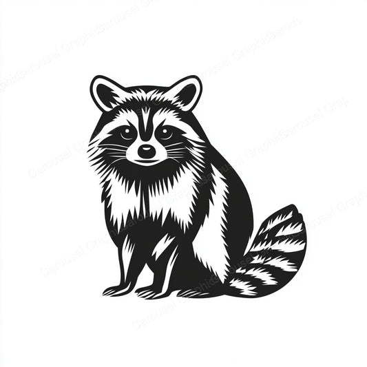 Raccoon Vector Graphic preview