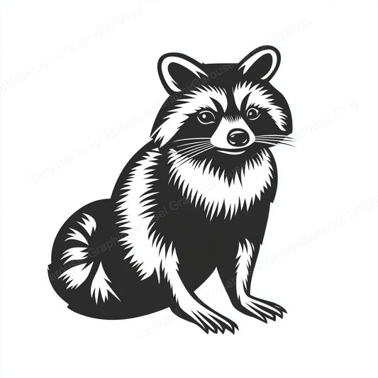 Raccoon Vector Graphic preview