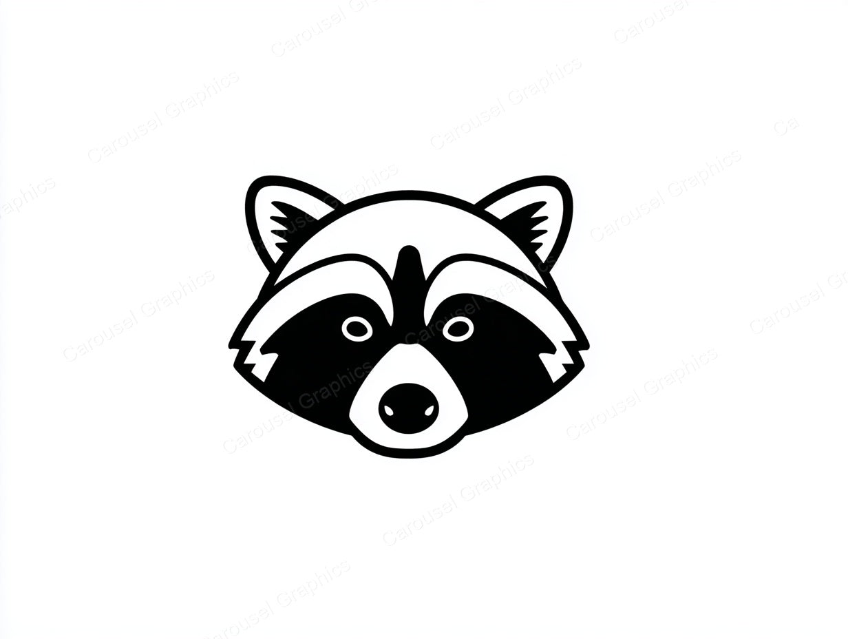 Raccoon Vector Graphic preview
