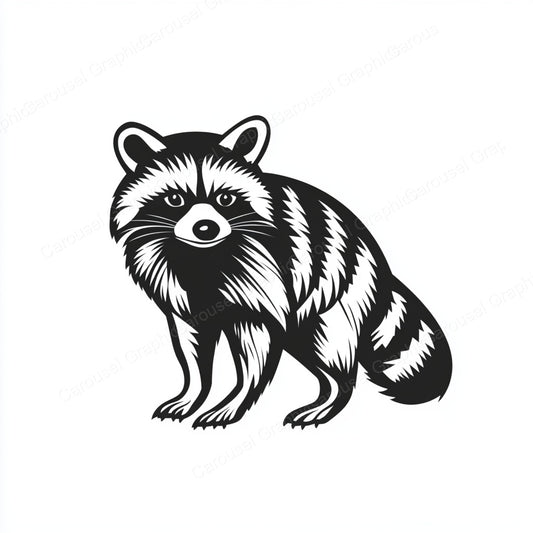 Raccoon Vector Graphic preview