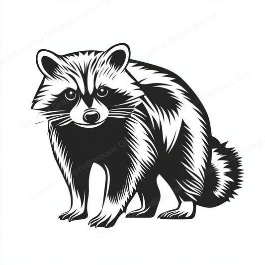 Raccoon Vector Graphic preview