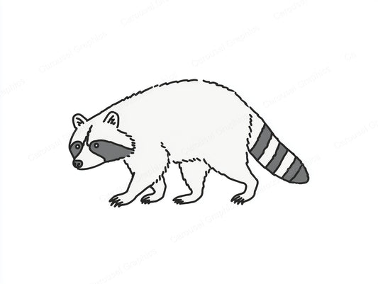Raccoon Vector Graphic preview