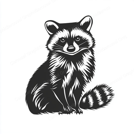 Raccoon Vector Graphic preview