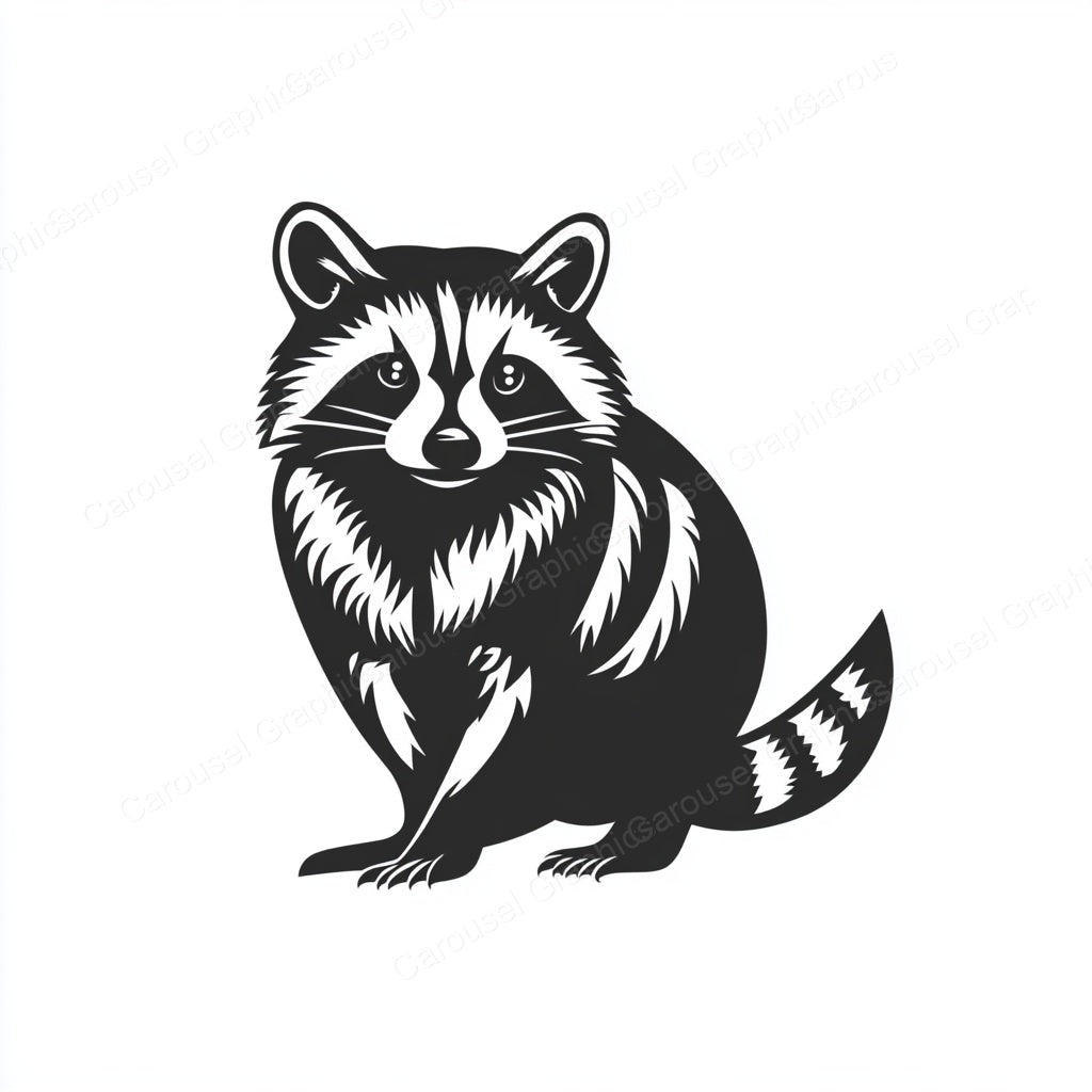 Raccoon Vector Graphic preview