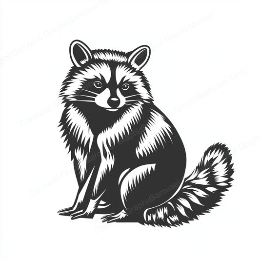 Raccoon Vector Graphic preview