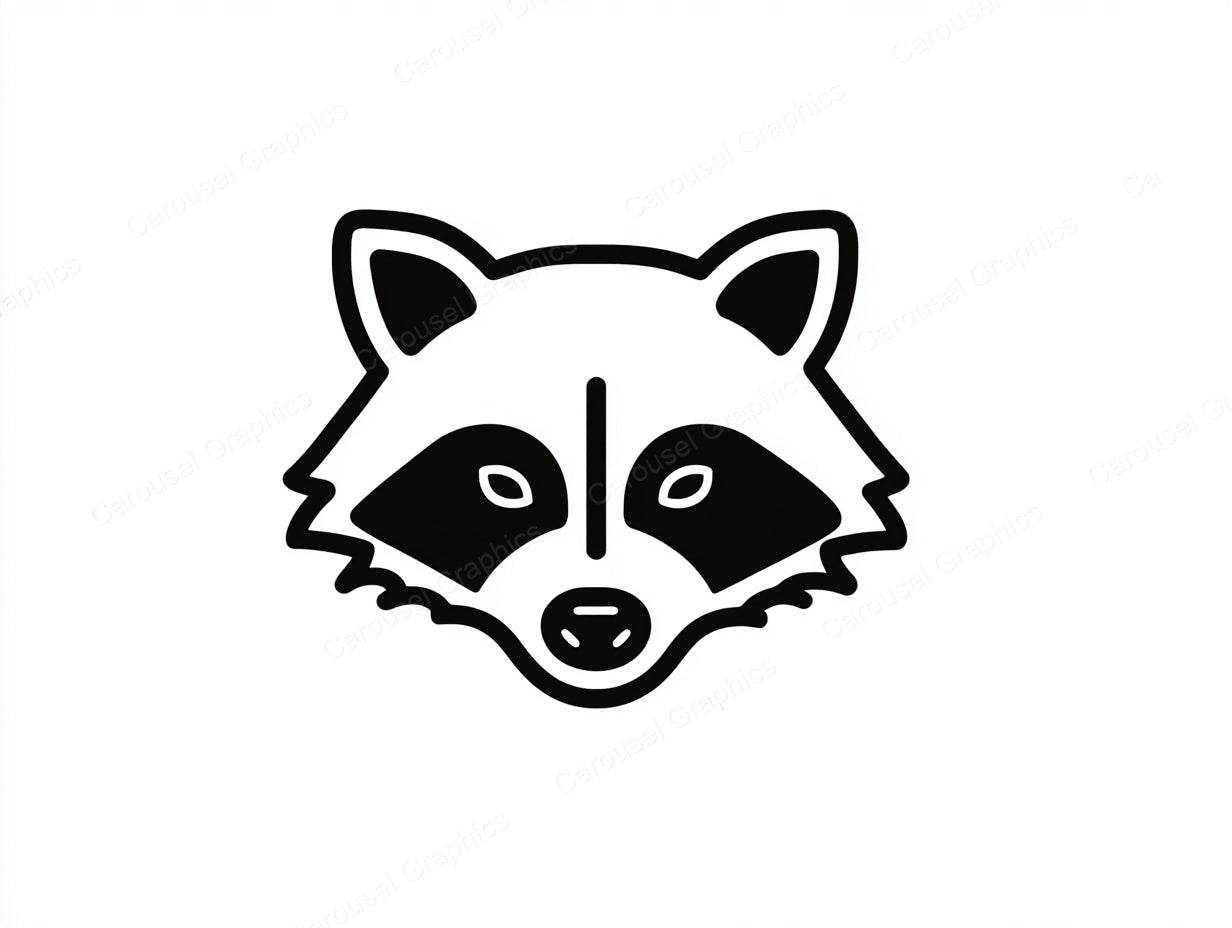 Raccoon Vector Graphic preview