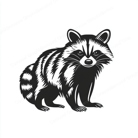 Raccoon Vector Graphic preview