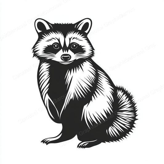 Raccoon Vector Graphic preview