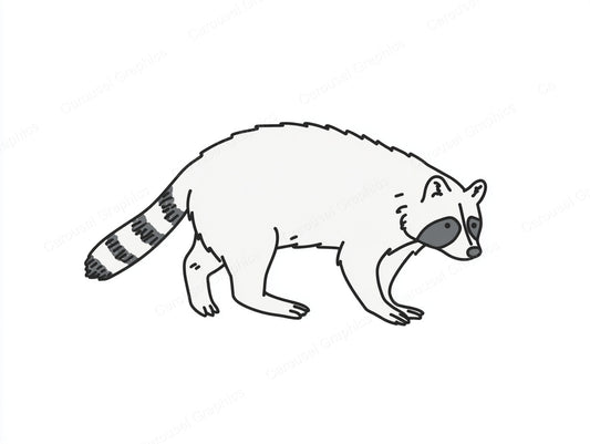 Raccoon Vector Graphic preview