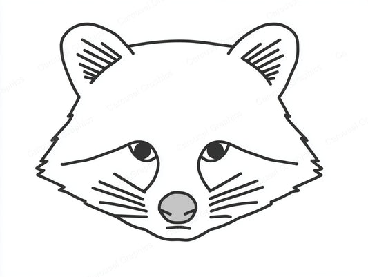 Raccoon Vector Graphic preview