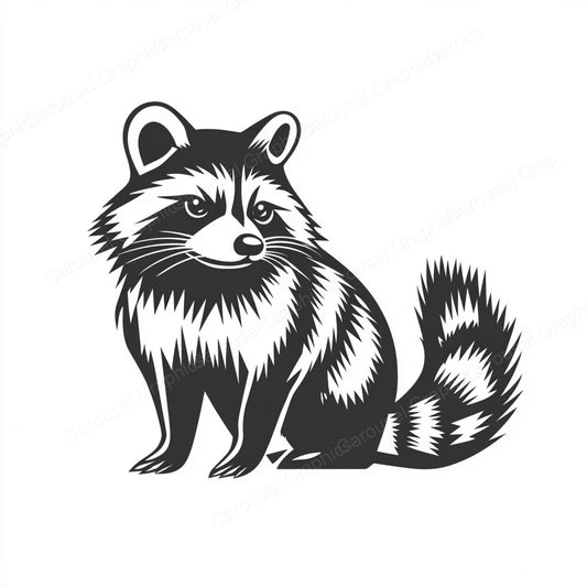 Raccoon Vector Graphic preview