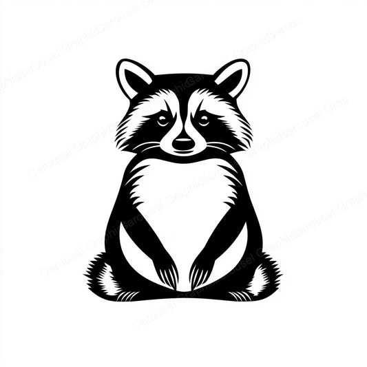Raccoon Vector Graphic preview