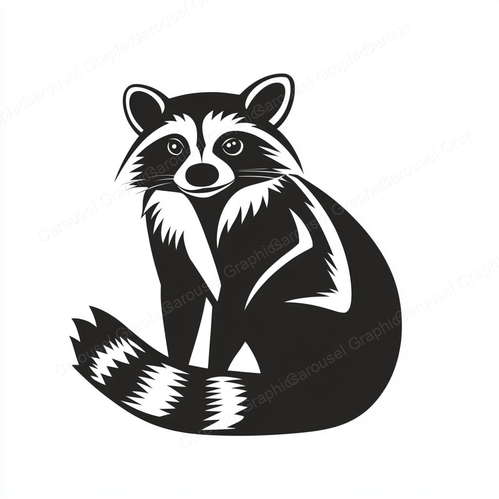 Raccoon Vector Graphic preview