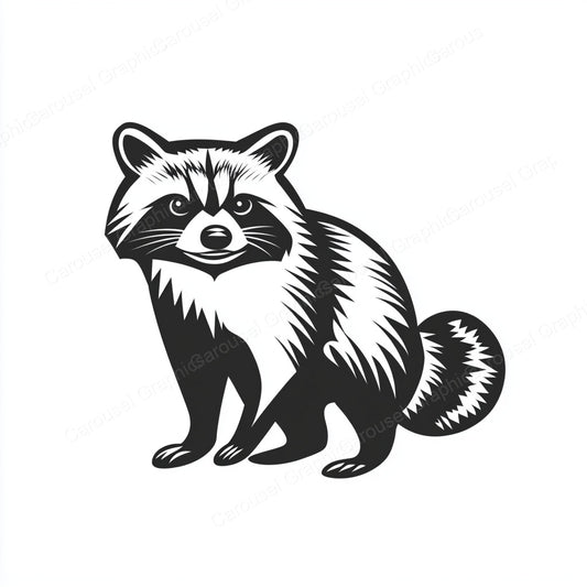 Raccoon Vector Graphic preview
