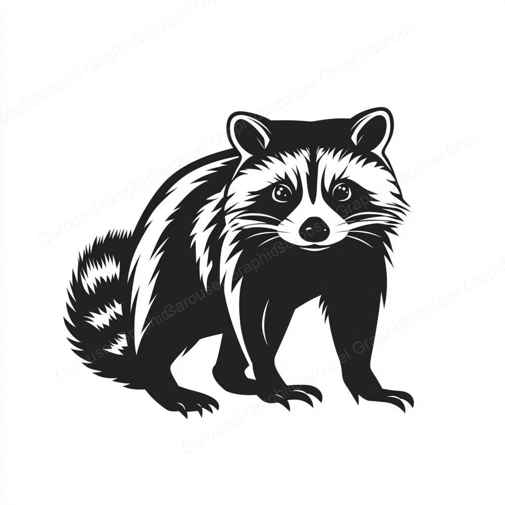 Raccoon Vector Graphic preview
