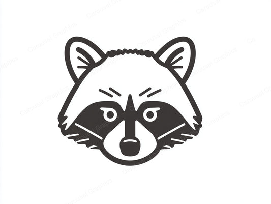 Raccoon Vector Graphic preview