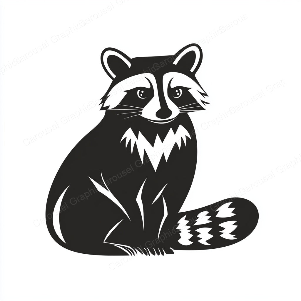 Raccoon Vector Graphic preview