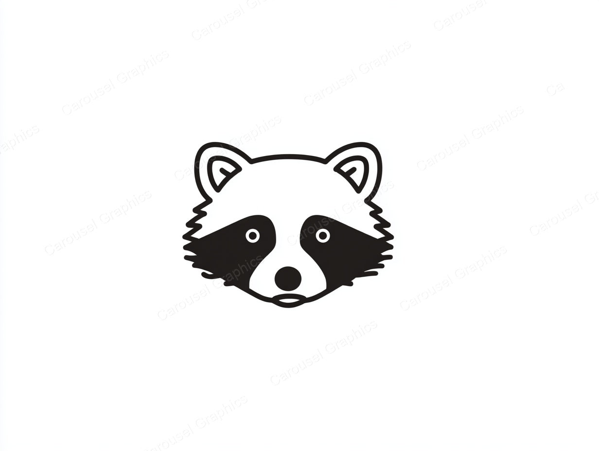 Raccoon Vector Graphic preview