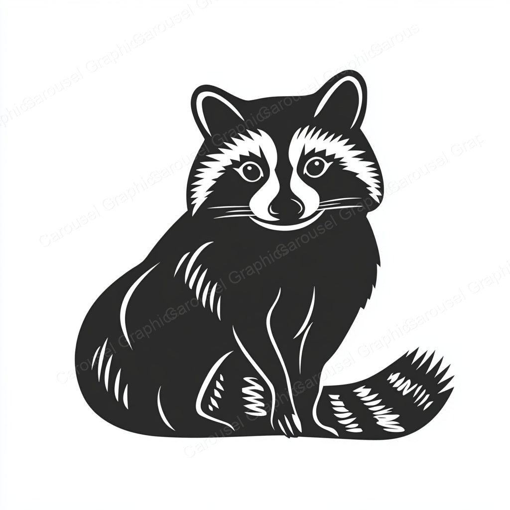 Raccoon Vector Graphic preview