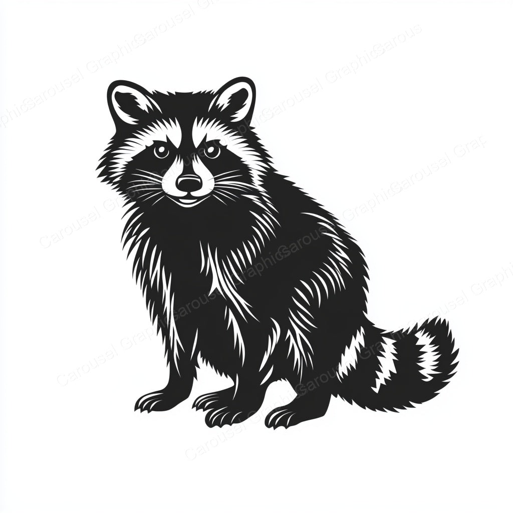 Raccoon Vector Graphic preview